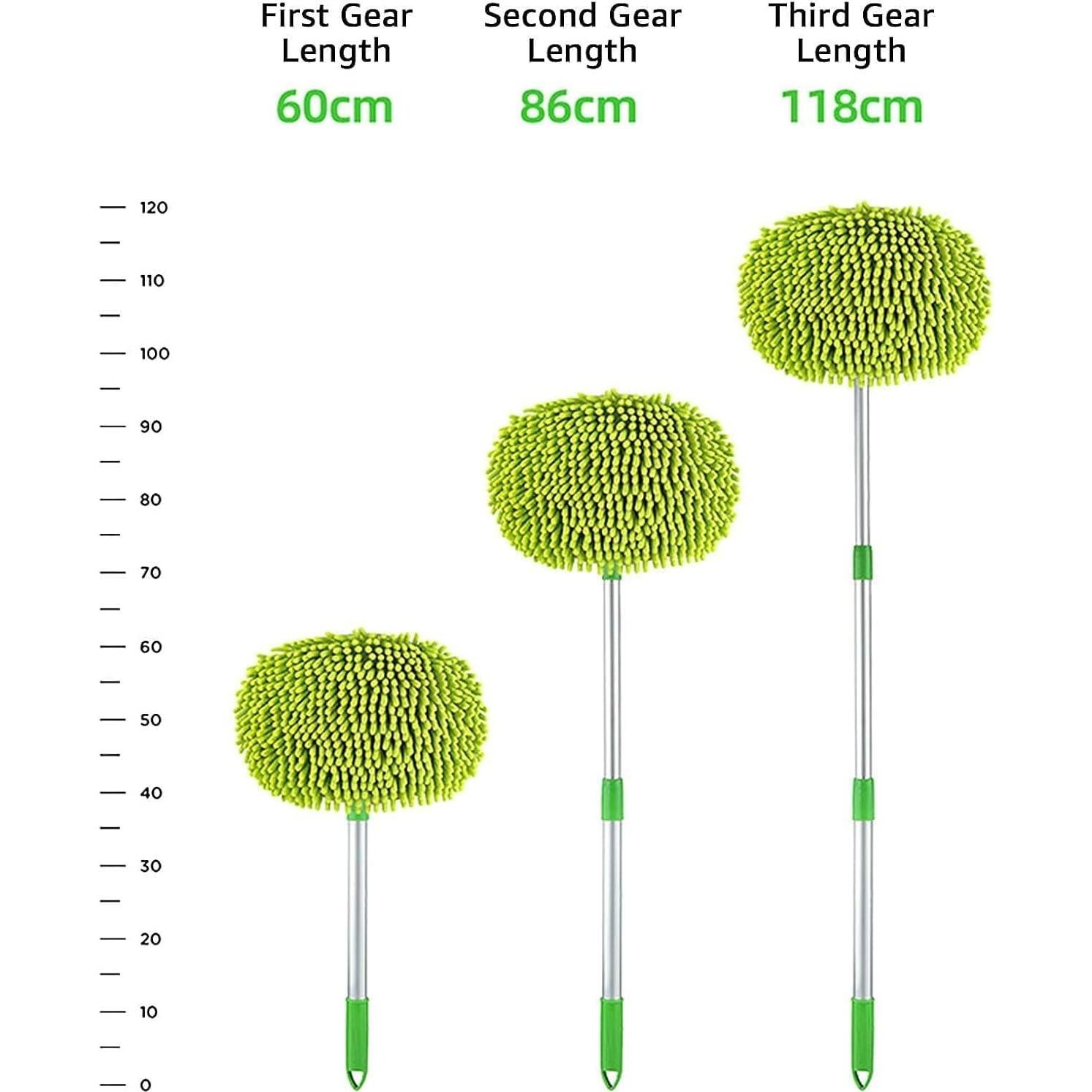 Mopa de Lavado de Autos XICHETUOBA 120 cm 2 en 1 Microfibra
