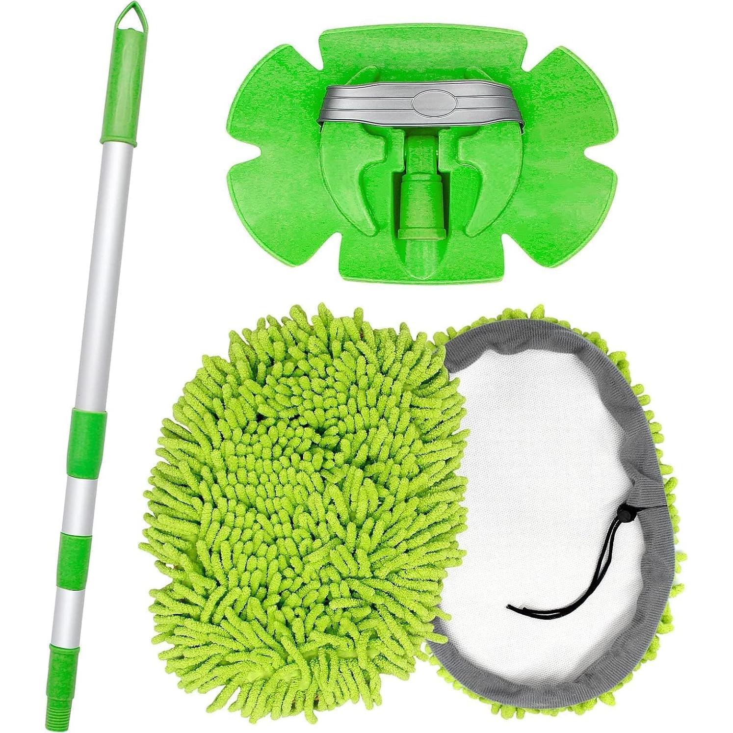 Mopa de Lavado de Autos XICHETUOBA 120 cm 2 en 1 Microfibra