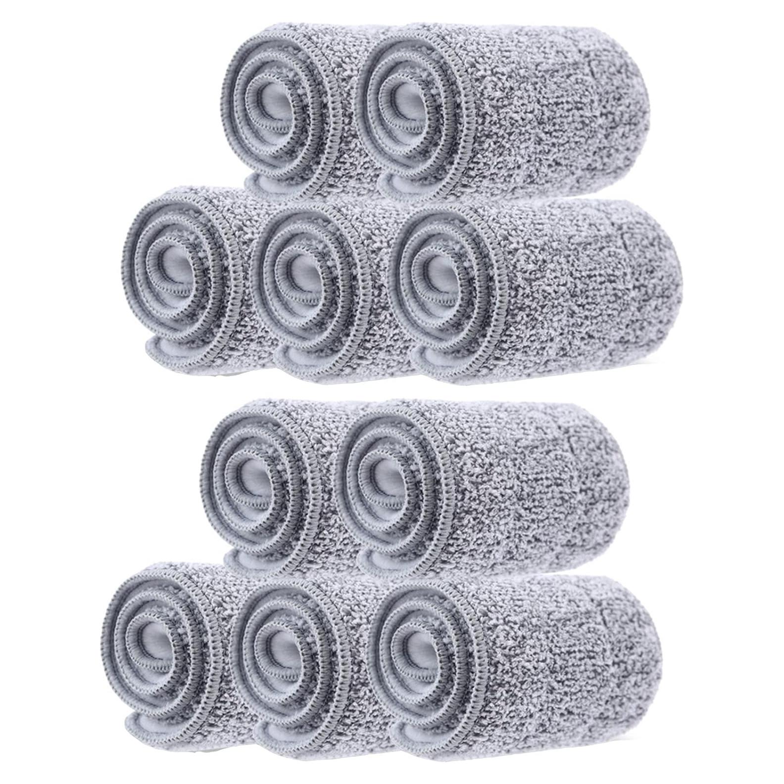 Paquete de 10 almohadillas de fregona Rainkou 32x12cm