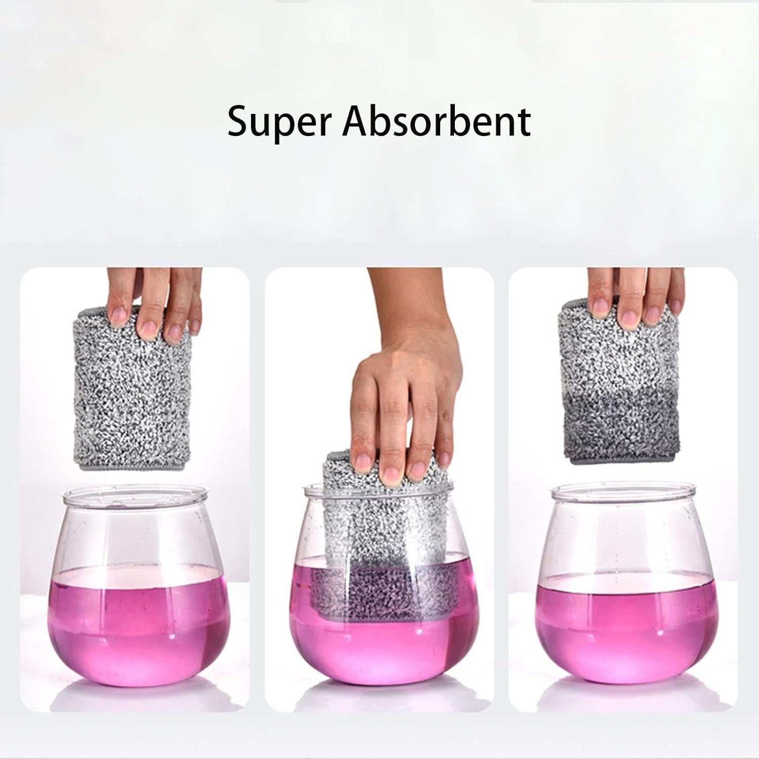 Paquete de 10 almohadillas de fregona Rainkou 32x12cm