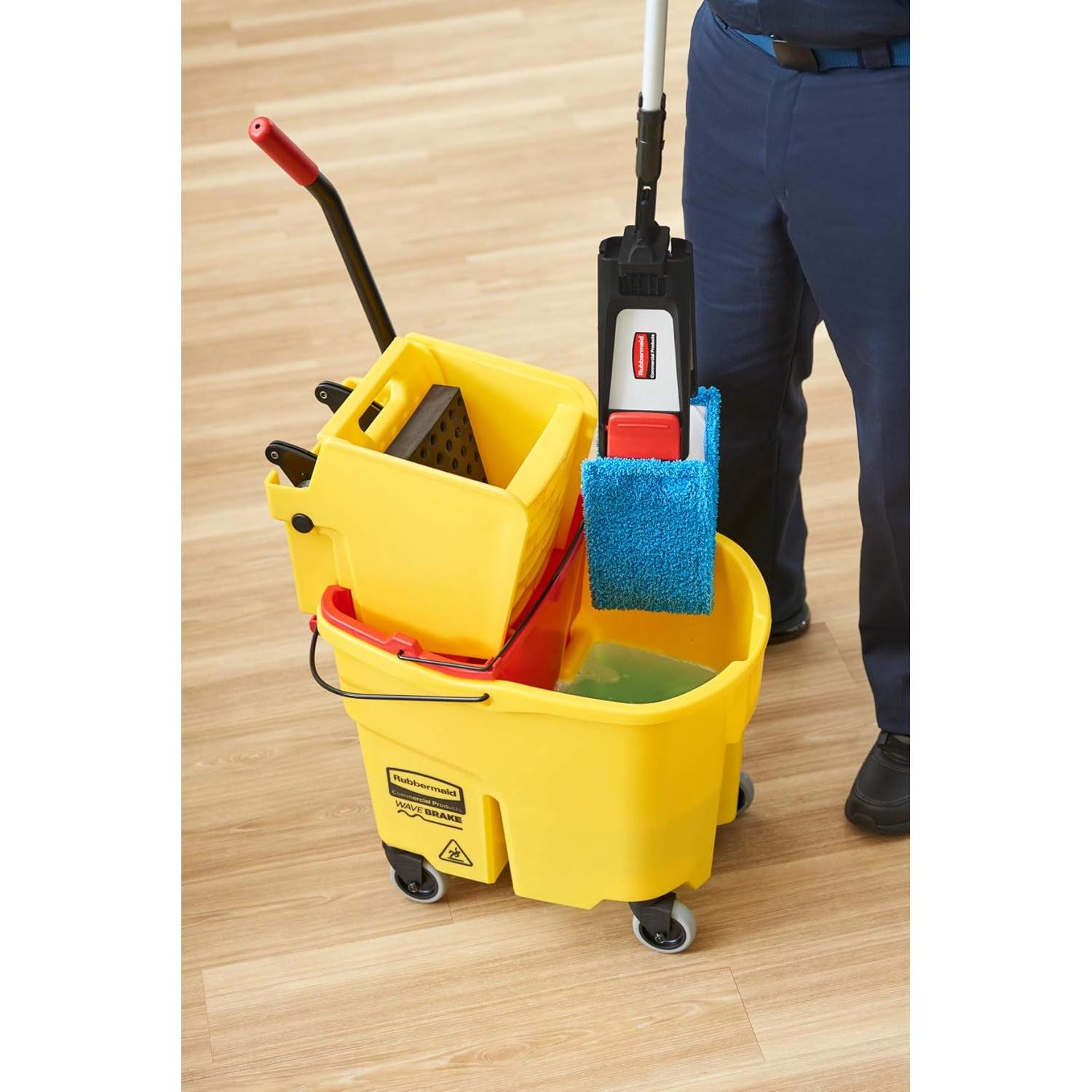 Fregona plana adaptable Rubbermaid 45,72 cm microfibra azul