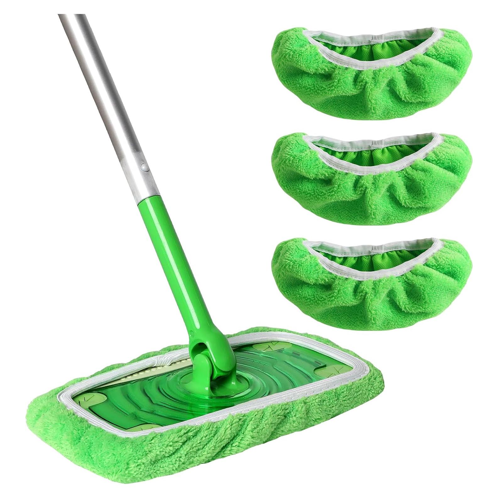 Paquete de 3 Almohadillas de Mopa Reutilizables Zehrai 14x13cm