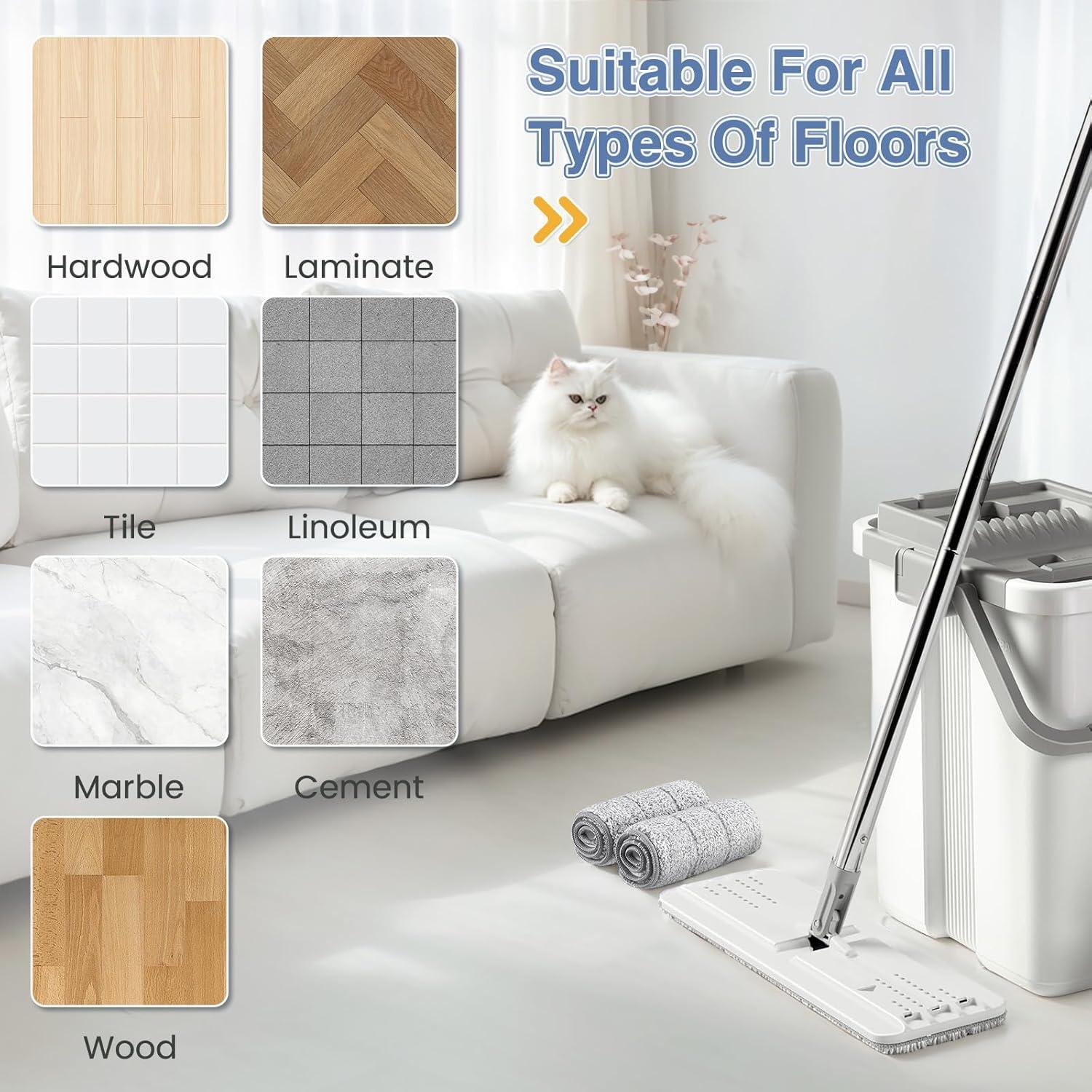 Paños de Reemplazo Microfibra Zeekech para Mopa 33x12.5cm