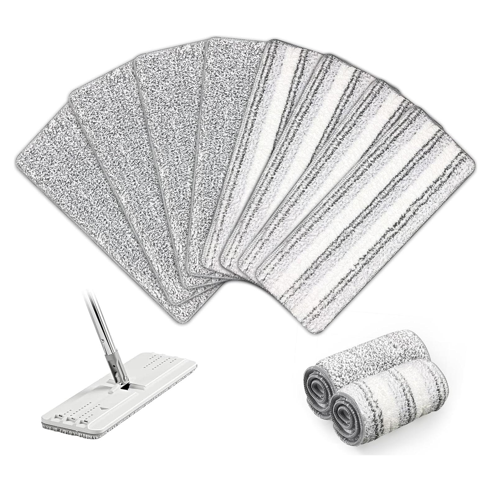 Paquete de 8 almohadillas de microfibra Jusiwow 33x12 cm