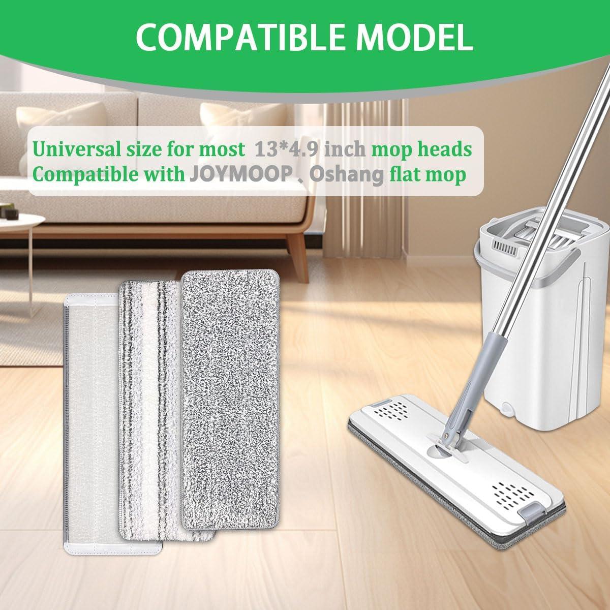 Paquete de 8 almohadillas de microfibra Jusiwow 33x12 cm