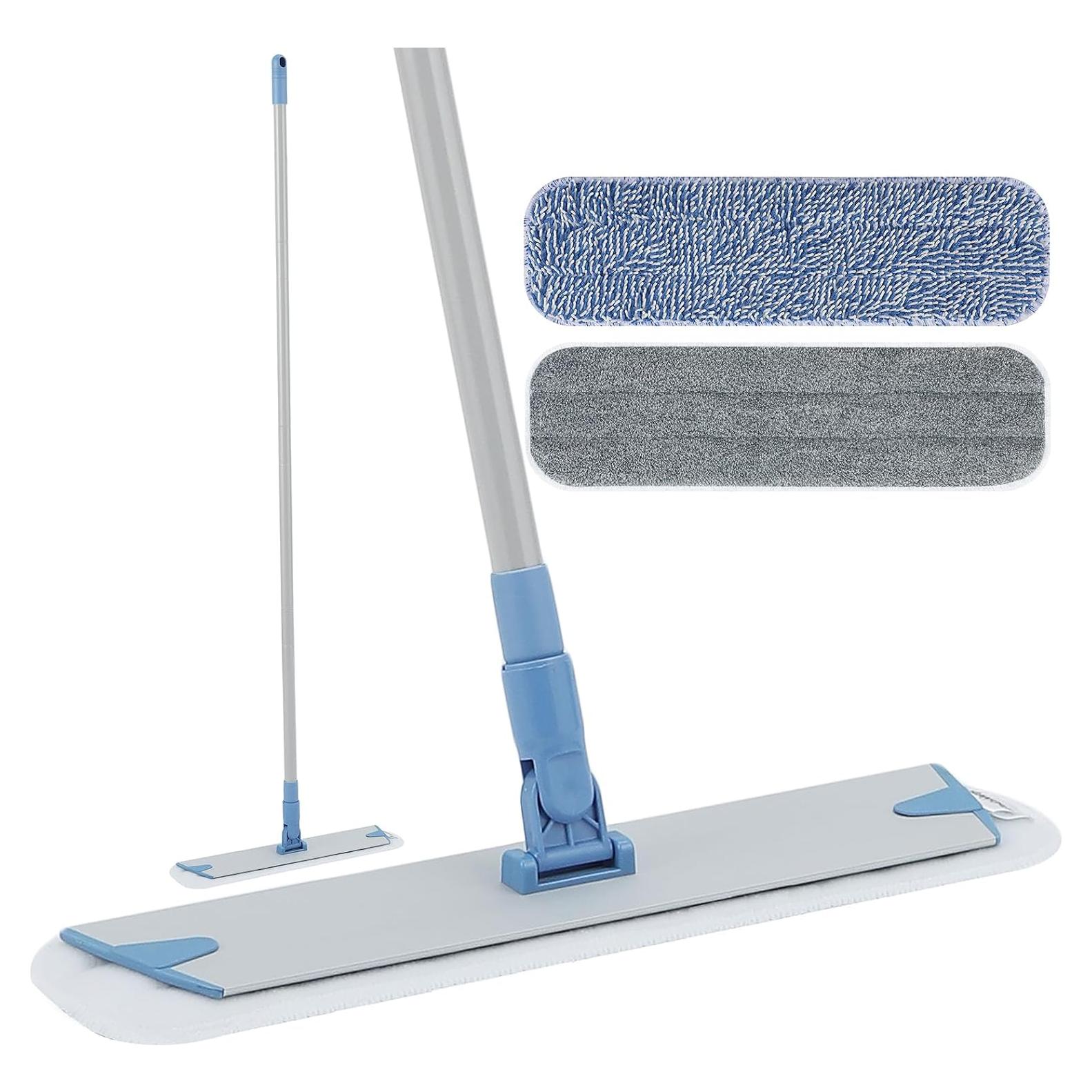 Mopa de Microfibra 45cm JOYHAA con Almohadillas Reutilizables