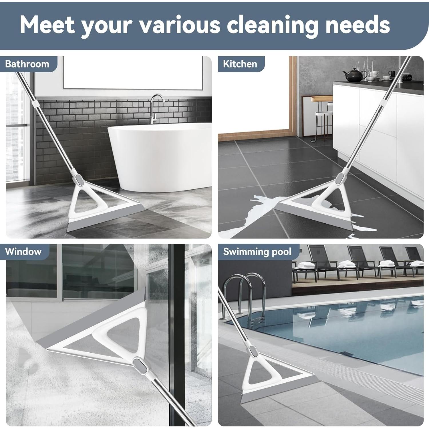 Escoba Mágica Nodirz 137 cm de Silicona para Limpieza