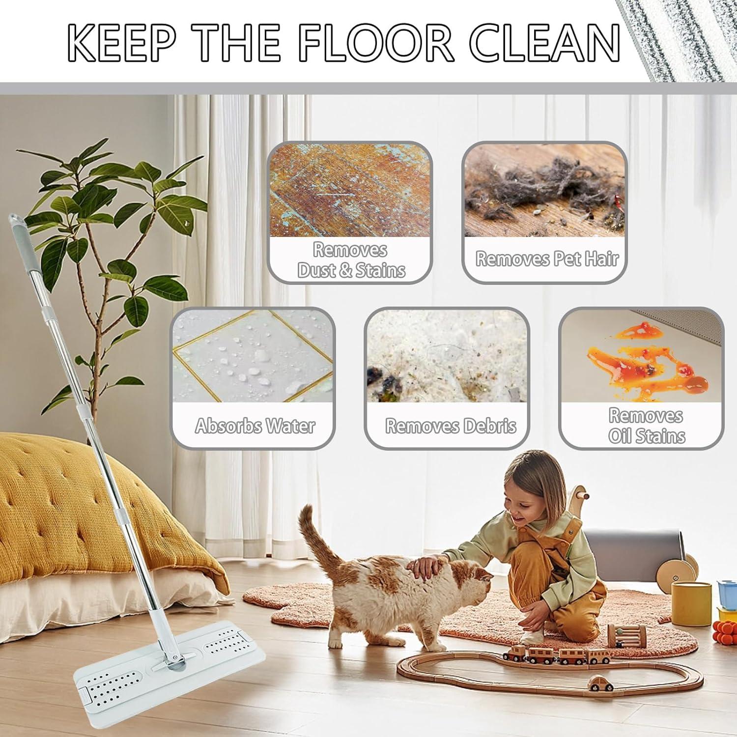 Paquete de 12 almohadillas de microfibra ZQZiQi 33x12 cm