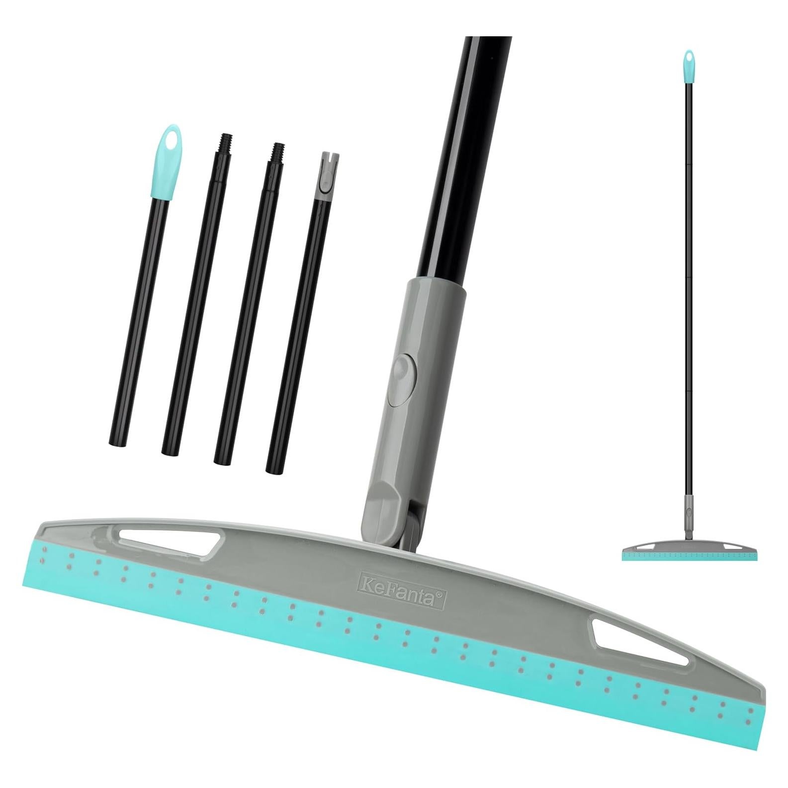 Escoba Mágica Multifuncional KeFanta 150 cm Azul para Piso