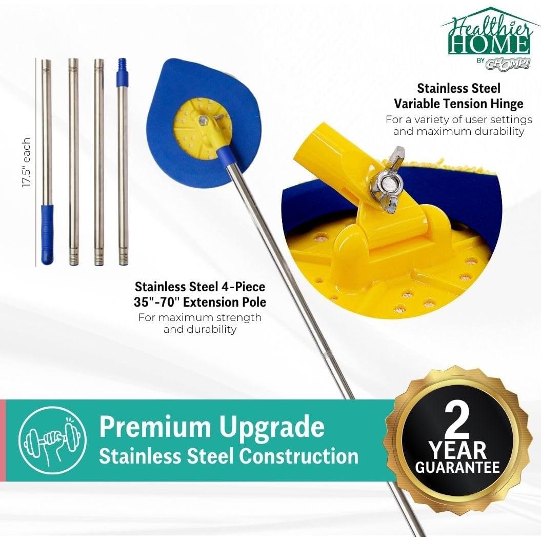 Limpiador de Paredes Extensible CHOMP 66-152 cm Microfibra