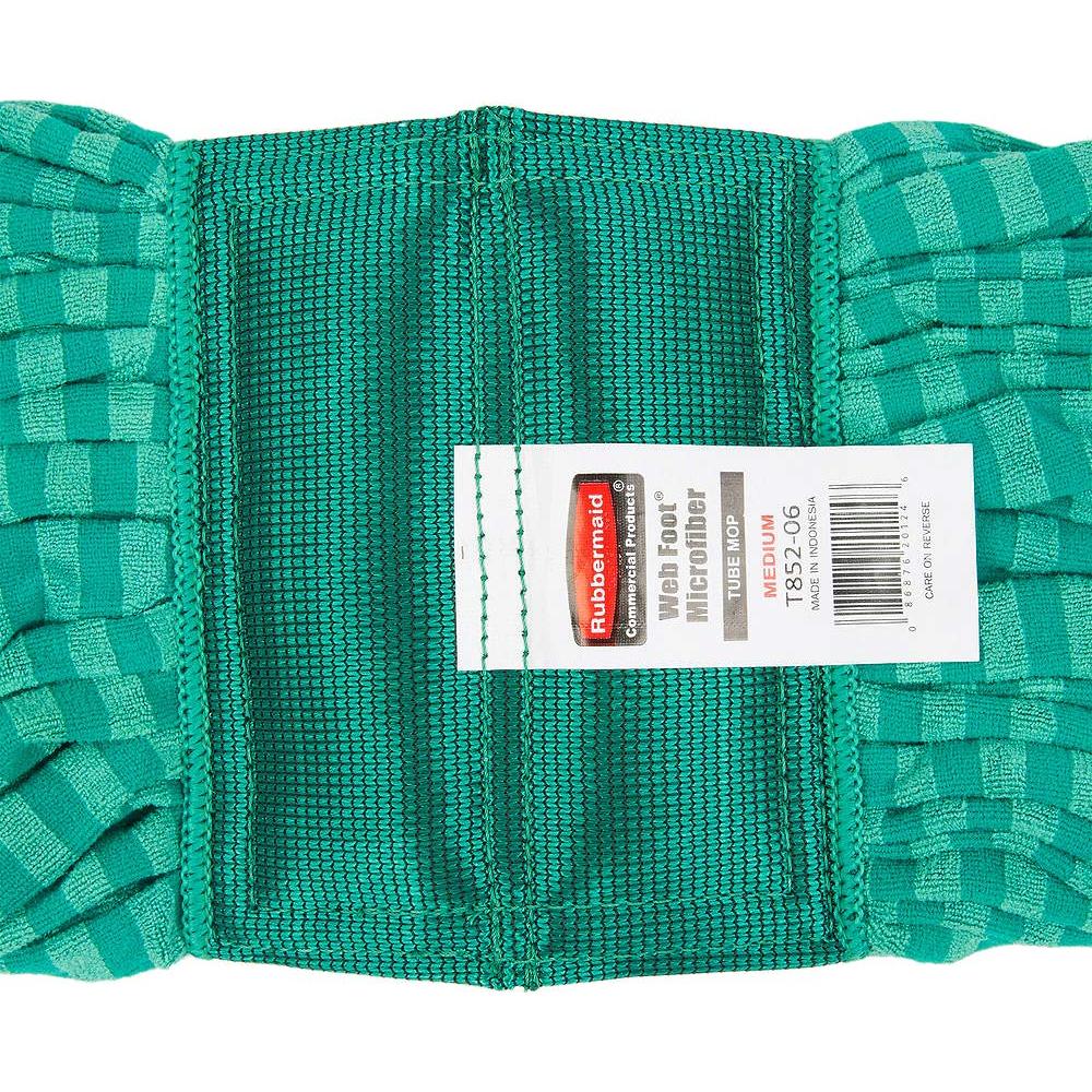 Mopa Húmeda Tubular Mediana Rubbermaid 34x15cm Microfibra