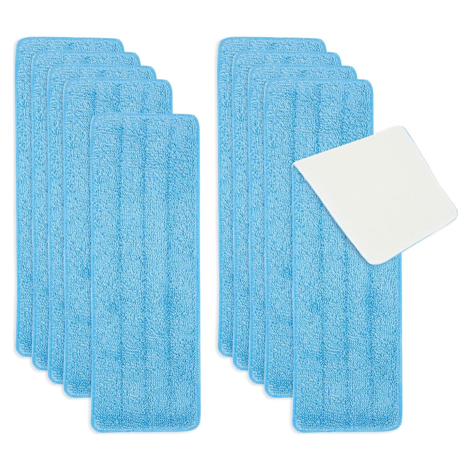 Juvale 10 Almohadillas de Microfibra Reutilizables 41.9 cm