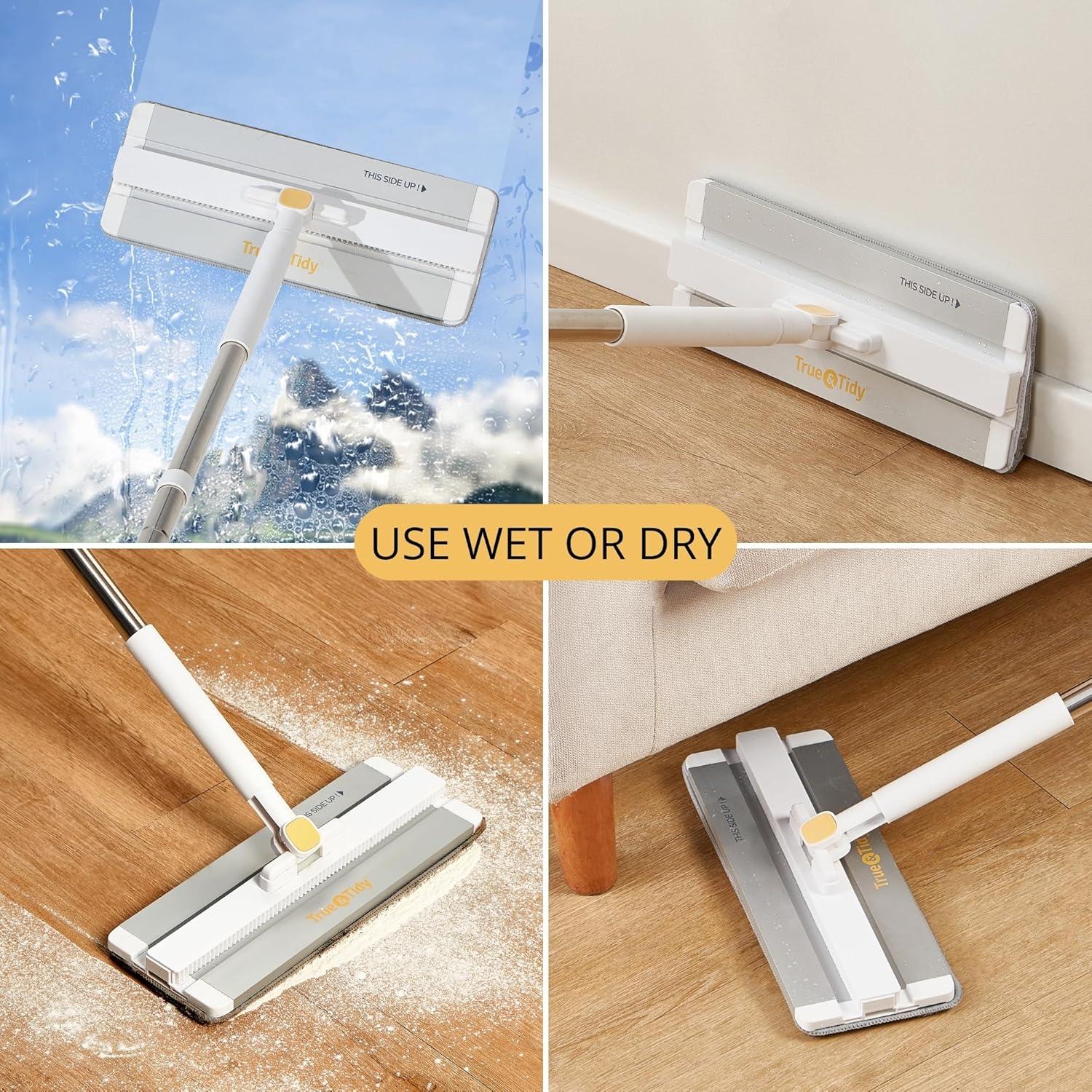 Sistema de Cubo y Mopa True & Tidy 5.5L 360° Aluminio