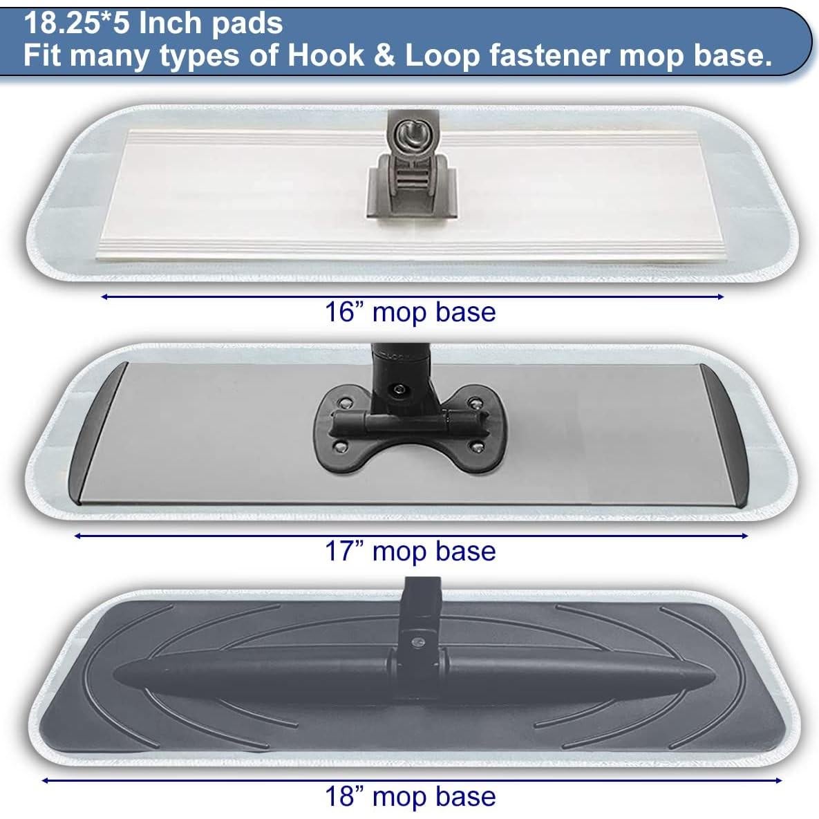 Paños de Repuesto para Mop Microfibra 46 cm SOOCAN - 5 Pzs