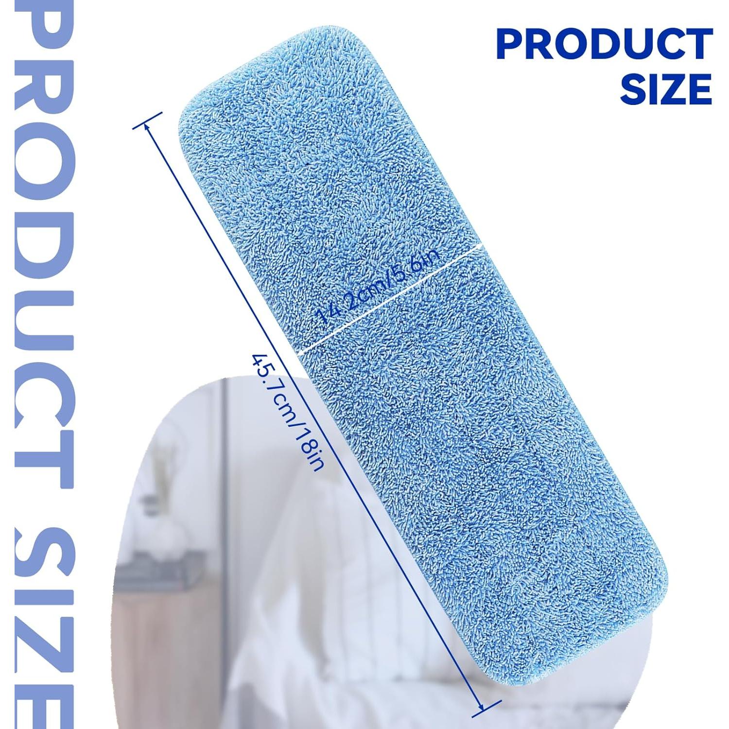 Paquete de 10 almohadillas de microfibra Rubbermaid 45.72 cm