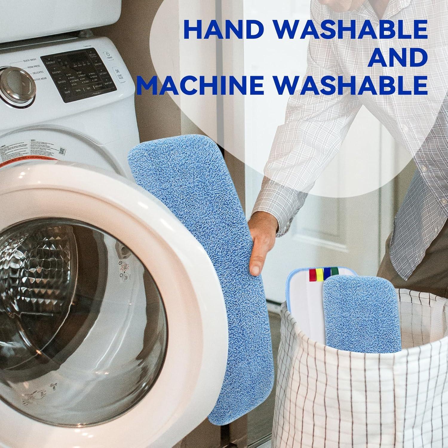 Paquete de 10 almohadillas de microfibra Rubbermaid 45.72 cm