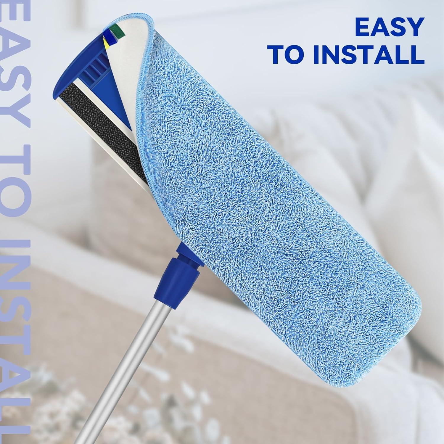 Paquete de 10 almohadillas de microfibra Rubbermaid 45.72 cm