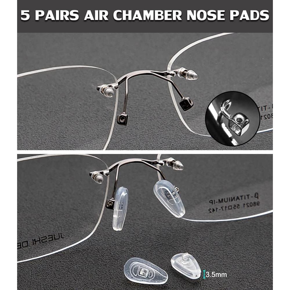 Almohadillas de Nariz PTSLKHN 15x8mm Silicona Suave