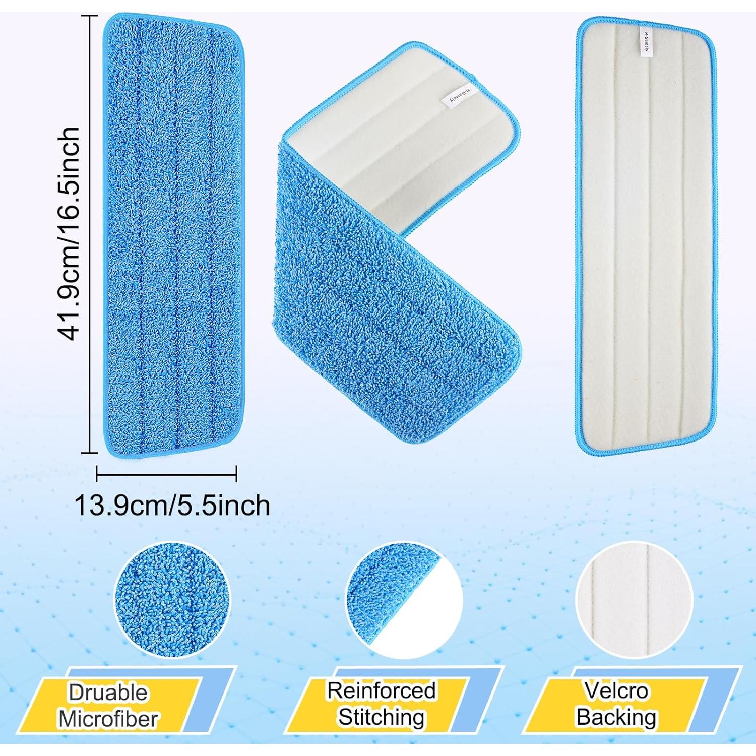 Cabezas de Repuesto Mopas Microfibra H-Gamely 5 Pzas 41.91 cm