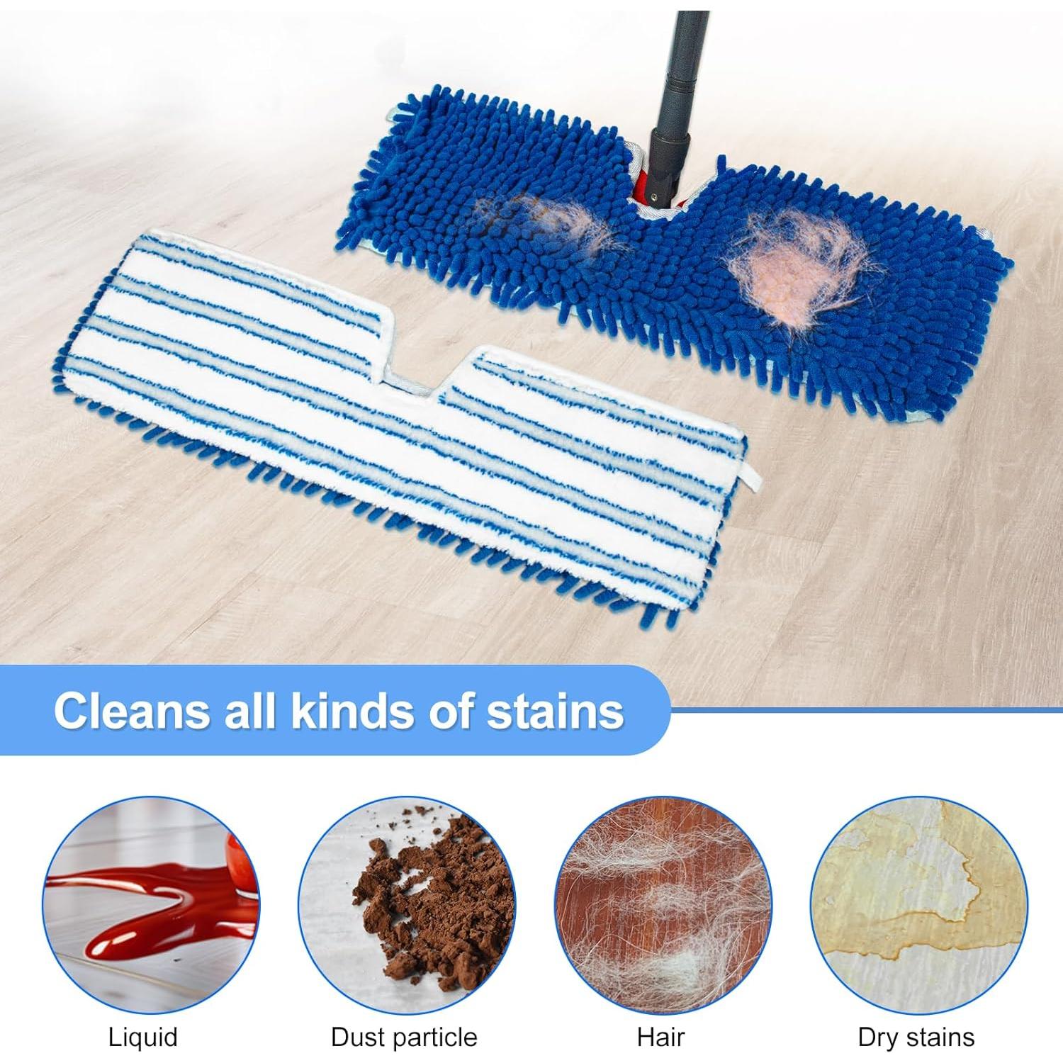 Paquete de 3 cabezales de trapeador Ocedar microfibra