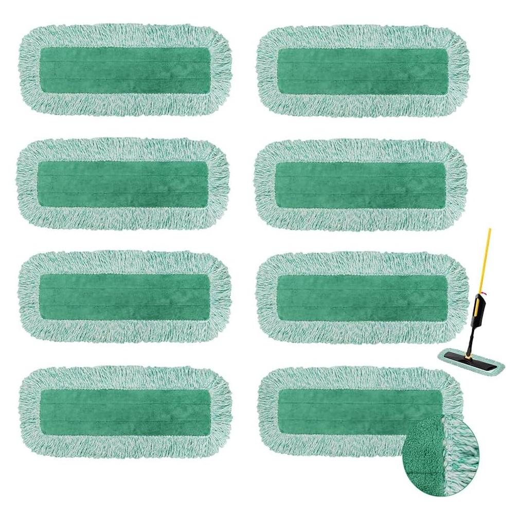 Paños de trapeador Rubbermaid 18" Reemplazo 8 paquetes