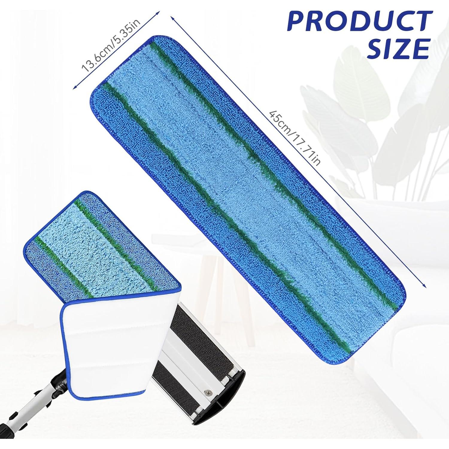 Paños de Microfibra Reemplazo Rubbermaid 18" 17" 4 Piezas