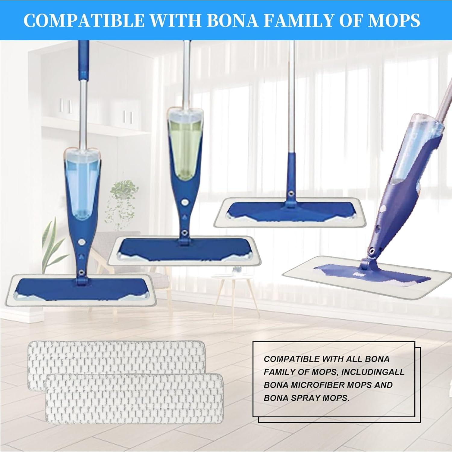 Paquete de 6 almohadillas de microfibra Bona 46.99 cm