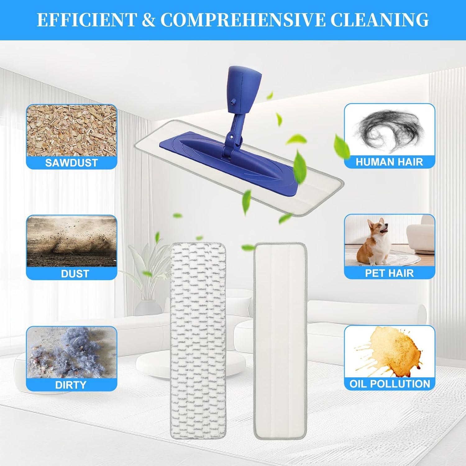 Paquete de 6 almohadillas de microfibra Bona 46.99 cm