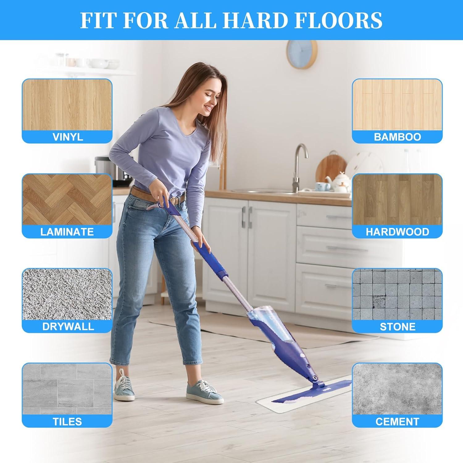 Paquete de 6 almohadillas de microfibra Bona 46.99 cm