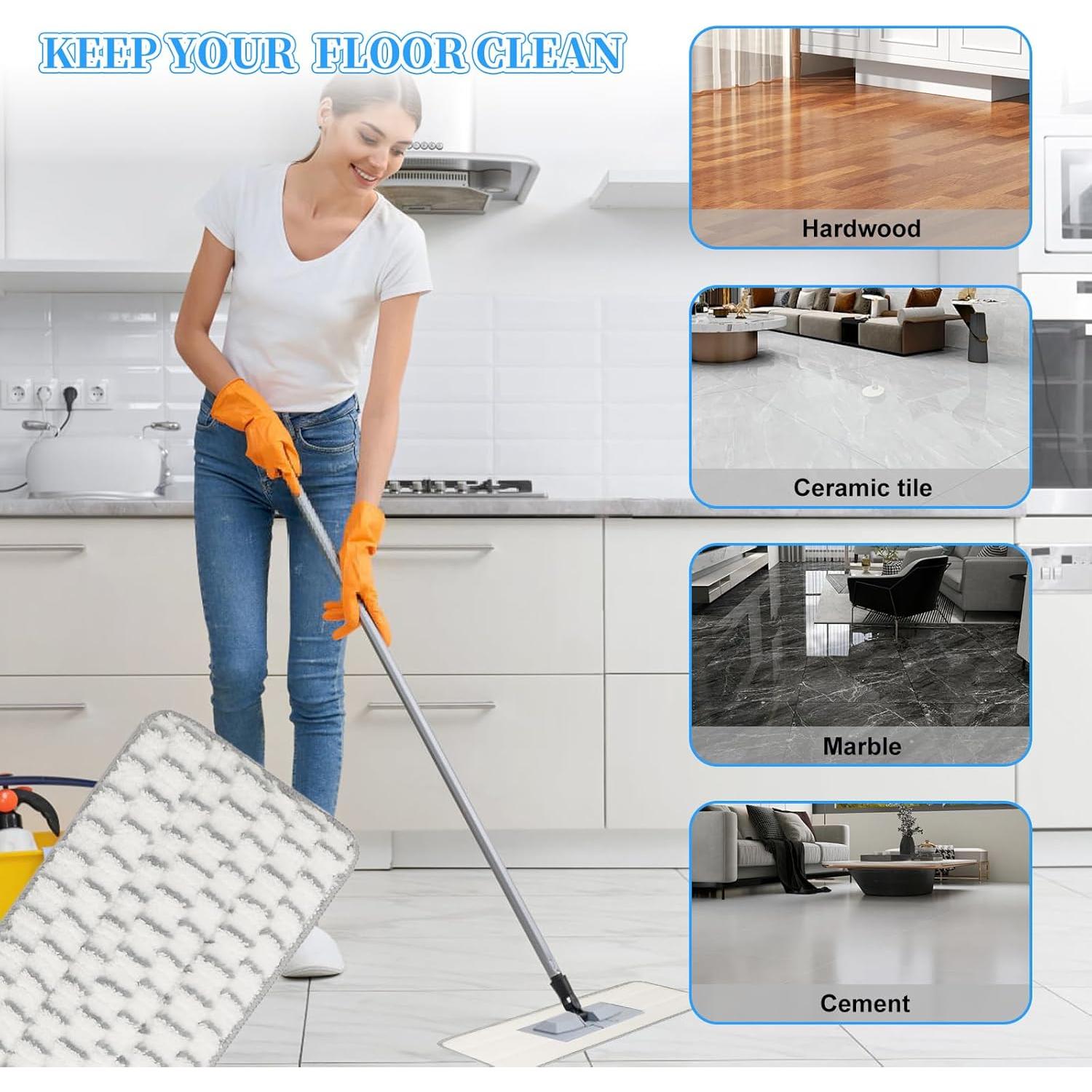 Paquete de 6 almohadillas de microfibra Bona 46.99 cm