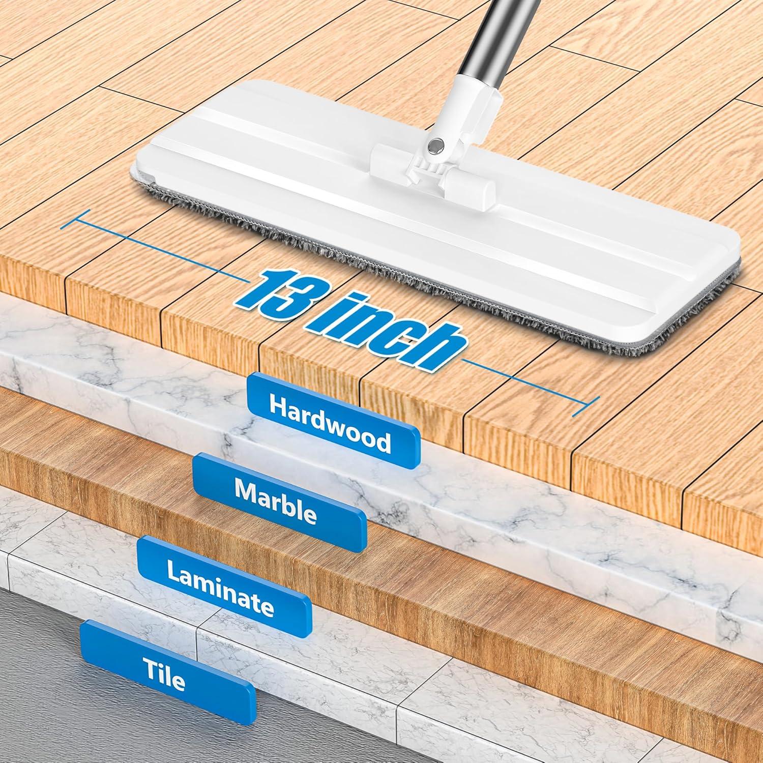 6 Piezas Almohadillas de Reemplazo para Mopa Vosante 20x12 cm