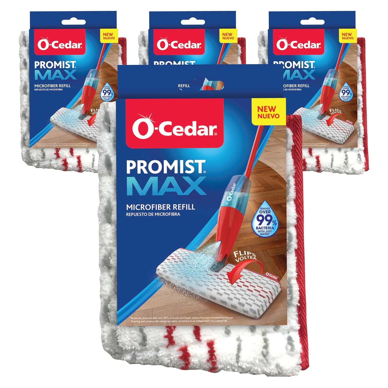 Cabezal de Mopa Spray O-Cedar ProMist MAX - 4 Recargas Microfibra