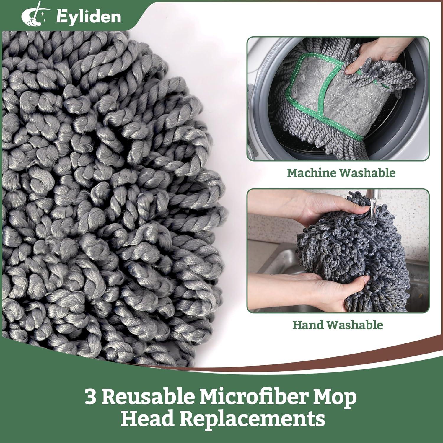 Mopa de Polvo Eyliden con 3 Almohadillas Microfibra 1,09 kg