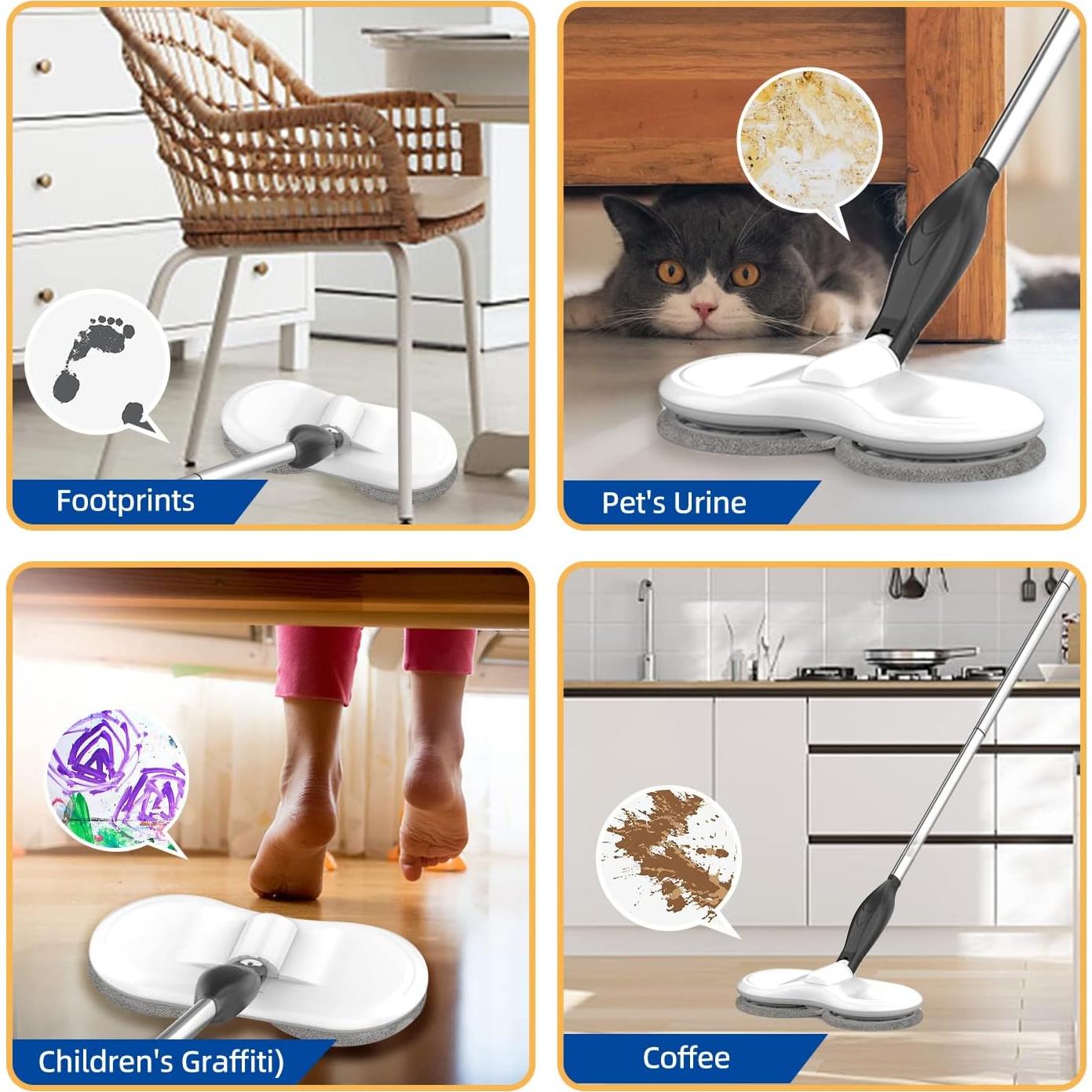 Mopa eléctrica KOJEO G26 sin cable para pisos 1,27 kg