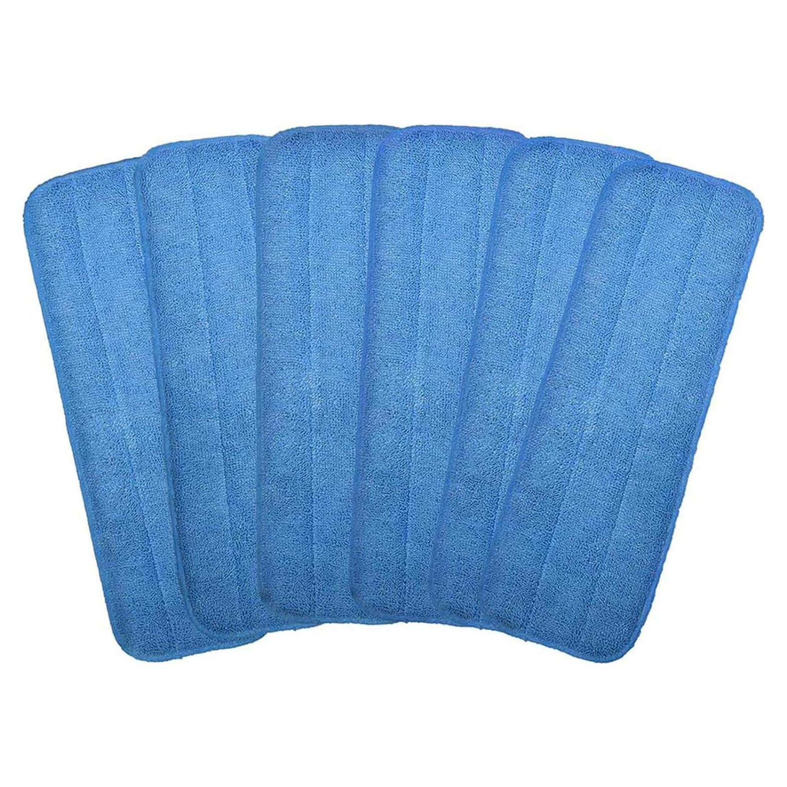 Paños de Mopa de Microfibra AILELAN 18" Reutilizables 6 Pzas