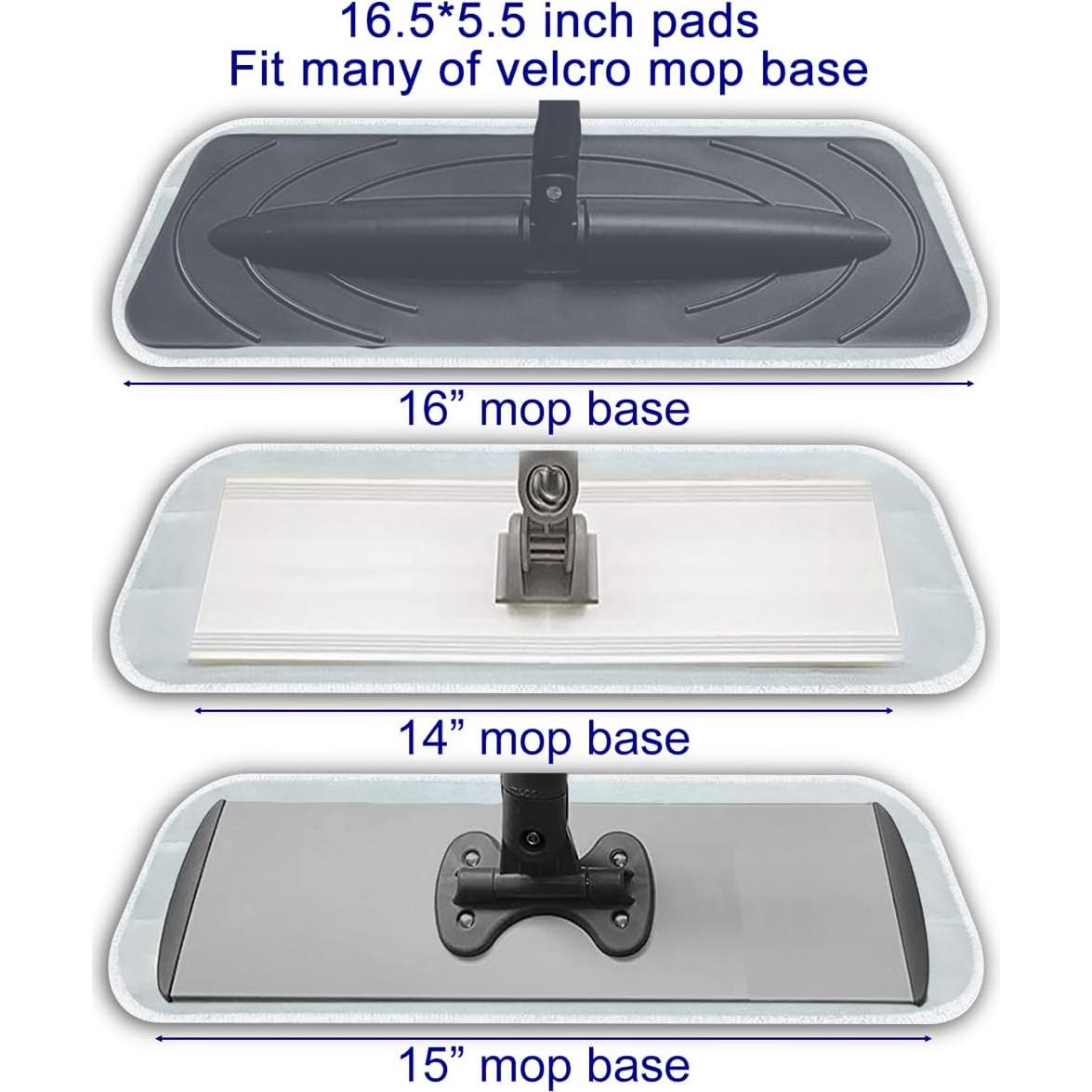 Paños de Repuesto para Mopas JOYHAA 41.91x13.97 cm 6 Pzas
