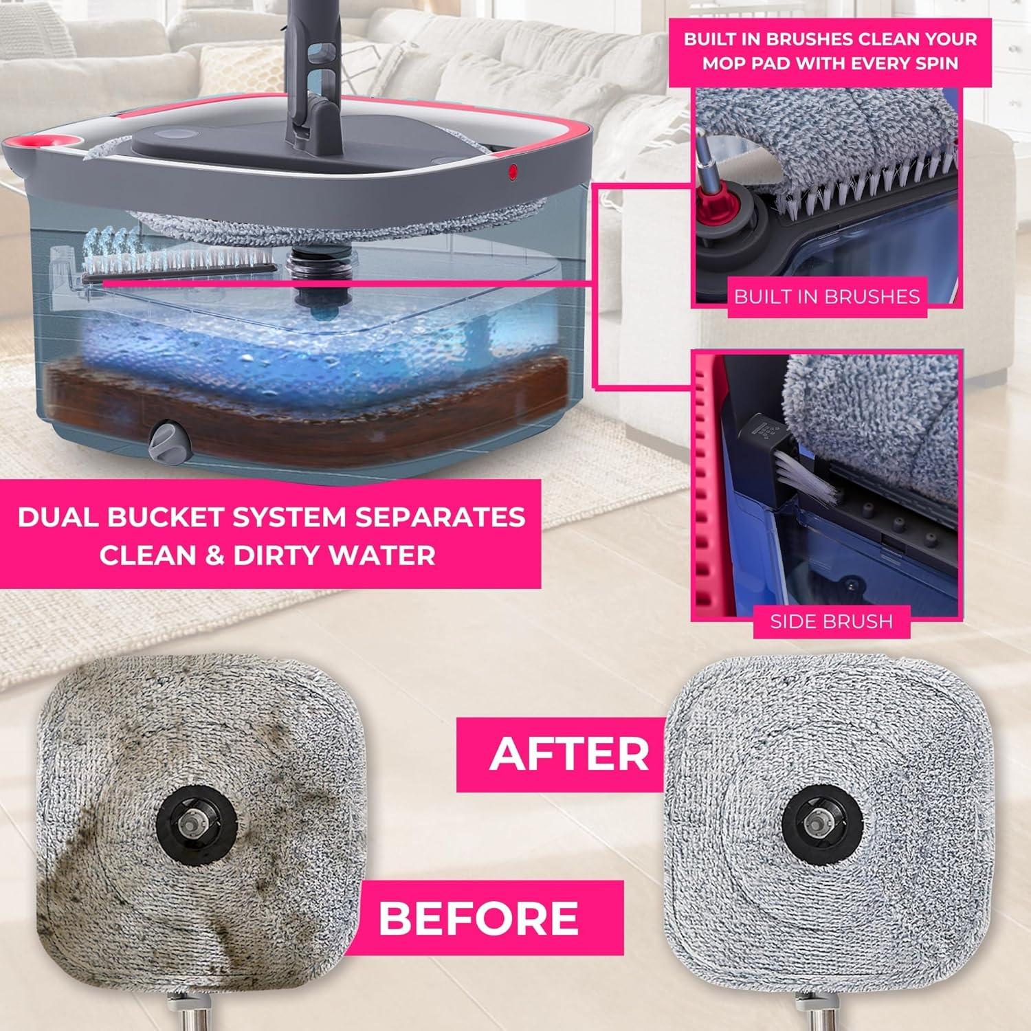 Mopa Giratoria Deluxe True & Tidy 360° Autolimpiante