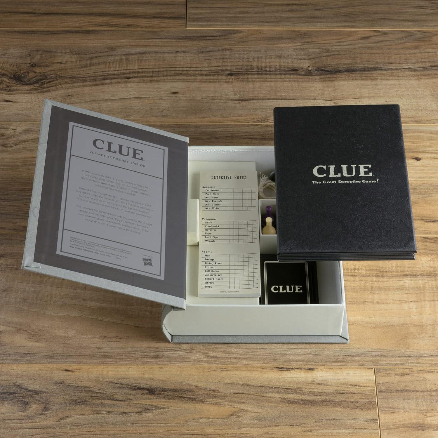 Juego de Mesa Clue Vintage WS Game Company 3-6 Jugadores