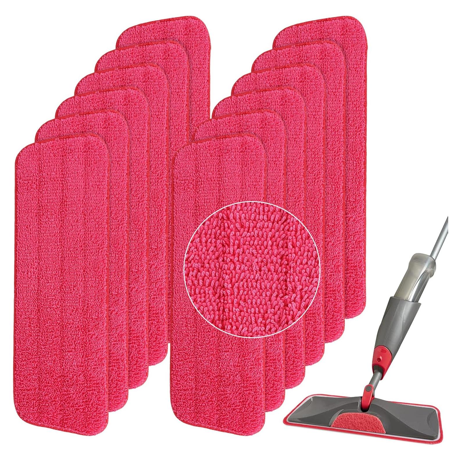 Almohadillas de Microfibra Reutilizables BeiLan 12 Pzas 42x14cm