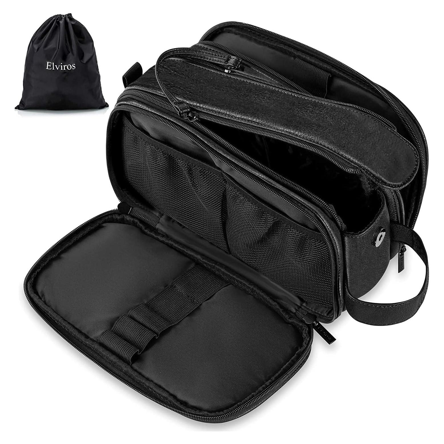 Bolsa de Aseo Elviros Grande Impermeable para Hombres