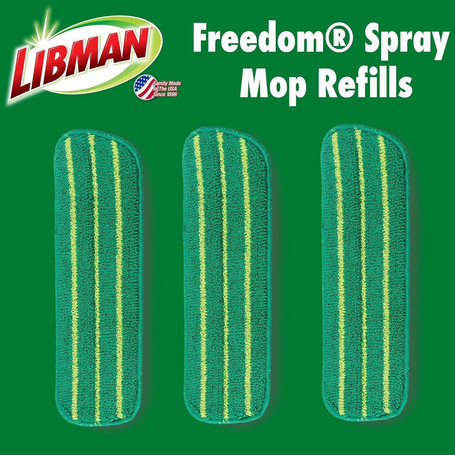 Recargas Libman Freedom Mop 3 Almohadillas Microfibra Verde