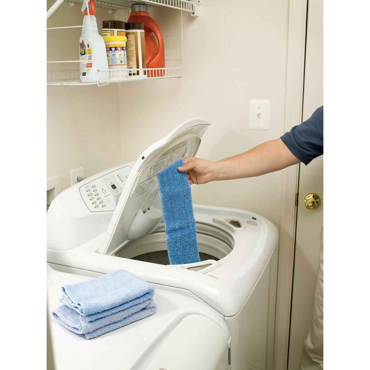 Cabezal de Mopa Húmeda Microfibra Rubbermaid 45,72 cm Azul