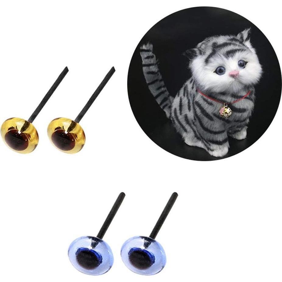 Ojos de Seguridad de Vidrio Bestartstore 100pcs 6-10mm