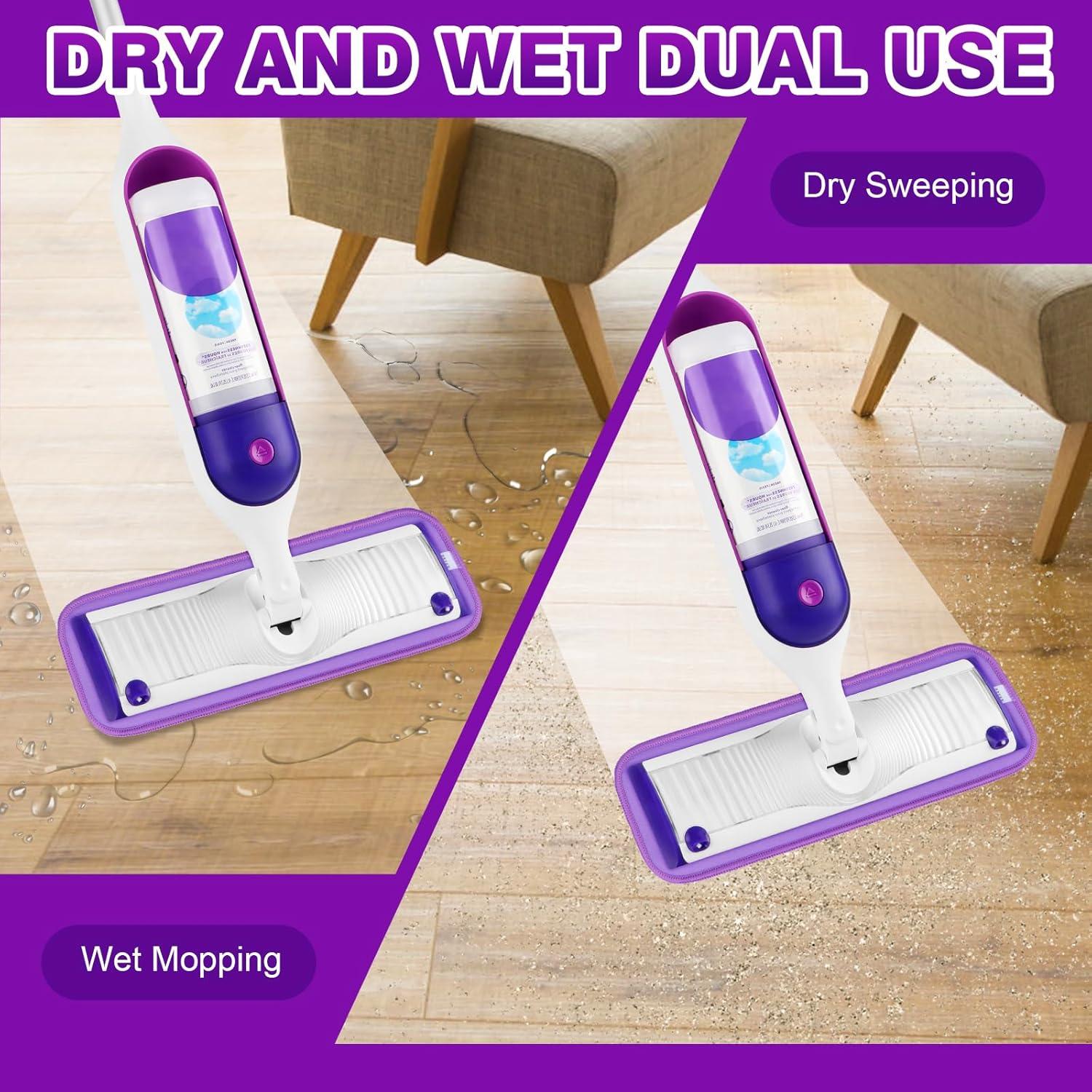 Paños de Microfibra Reutilizables HOMEXCEL para Mopas 8 Unidades