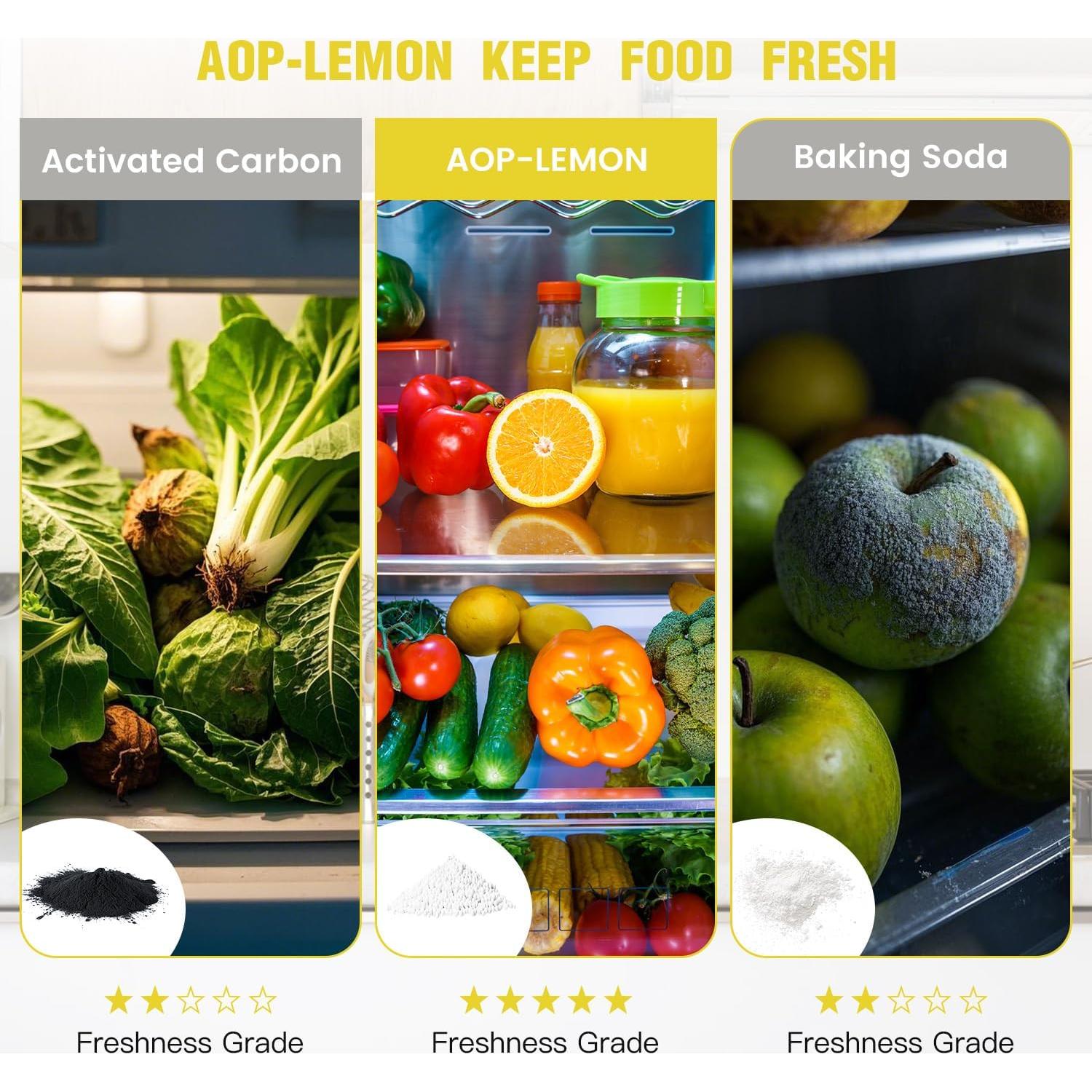 Desodorante de Refrigerador PURUYE 50g, Eliminador de Olores