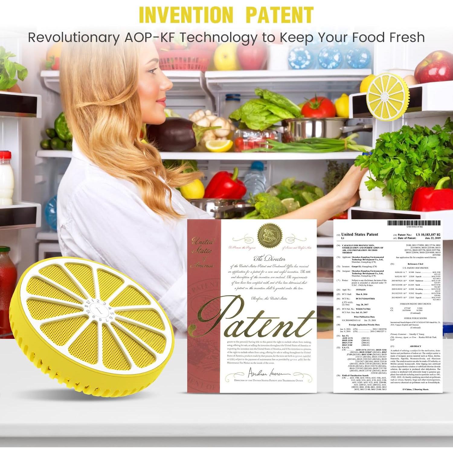 Desodorante de Refrigerador PURUYE 50g, Eliminador de Olores