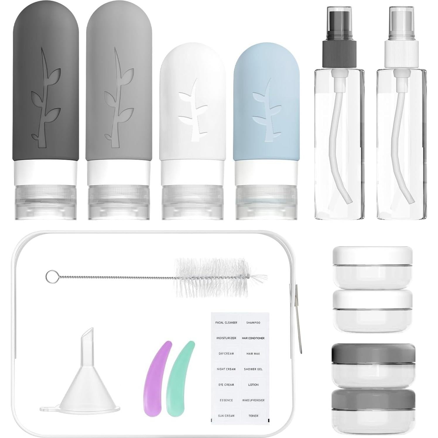 Kits de Artículos de Tocador de Viaje Vinofes 16 Piezas