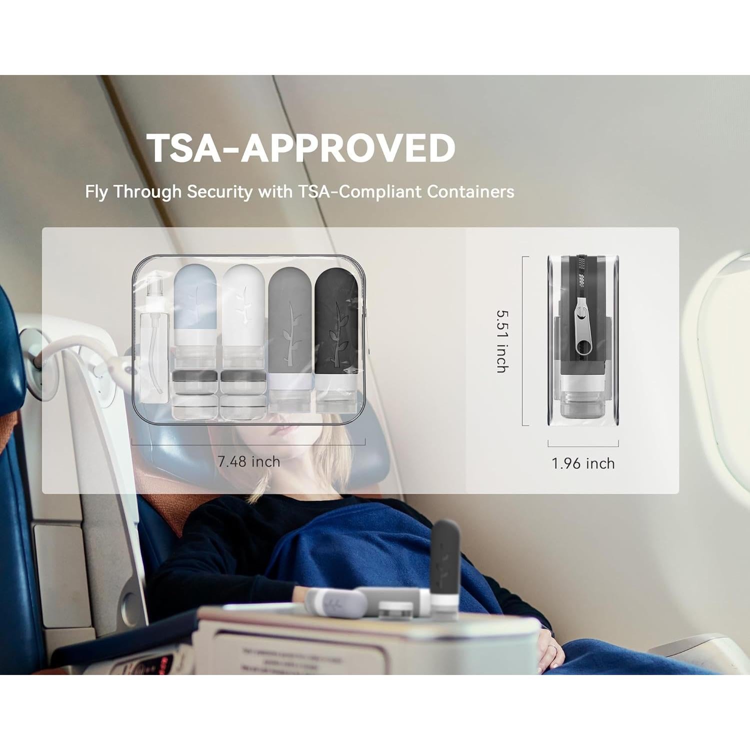 Kits de Artículos de Tocador de Viaje Vinofes 16 Piezas