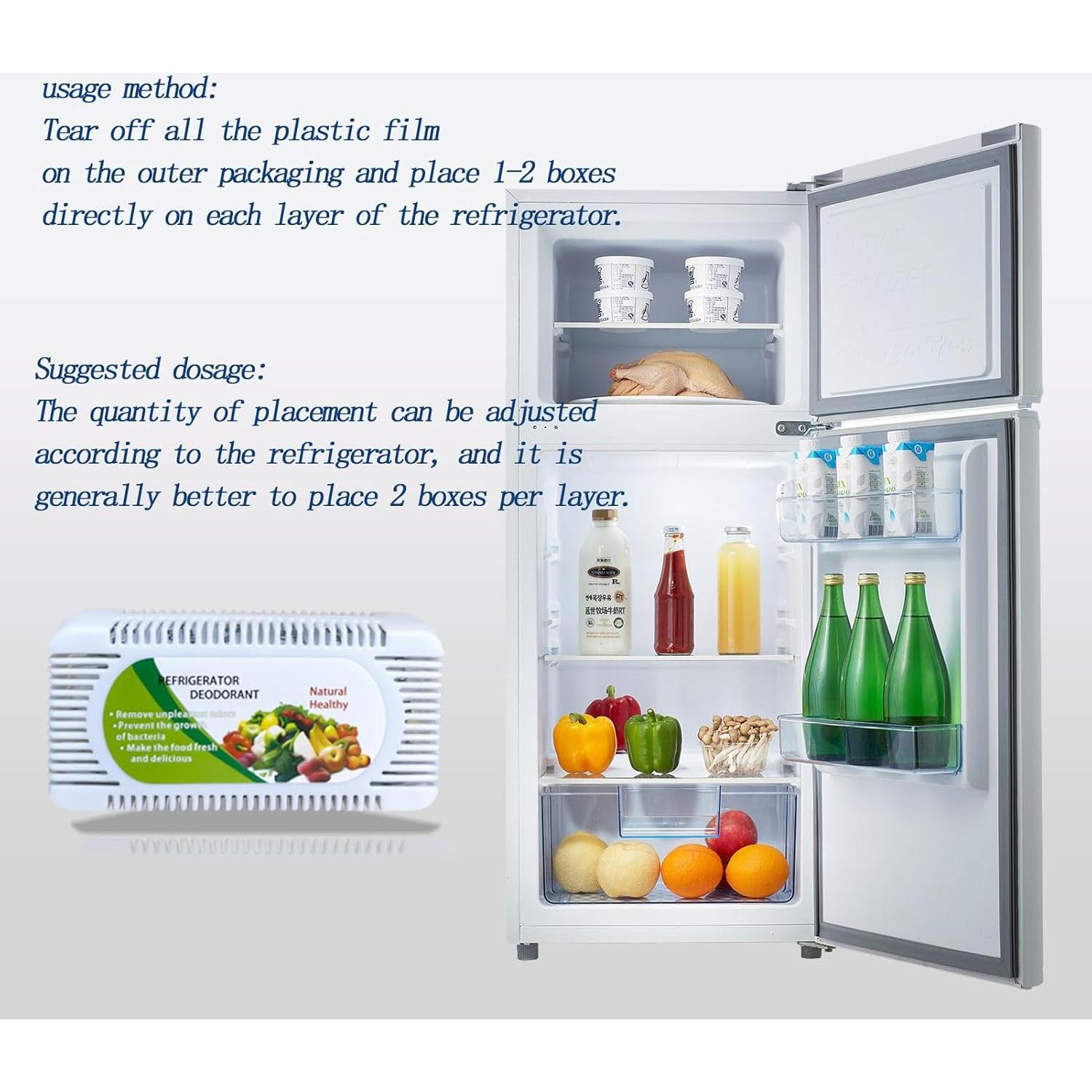 Paquete de 6 Desodorantes Reutilizables para Refrigerador IcePac