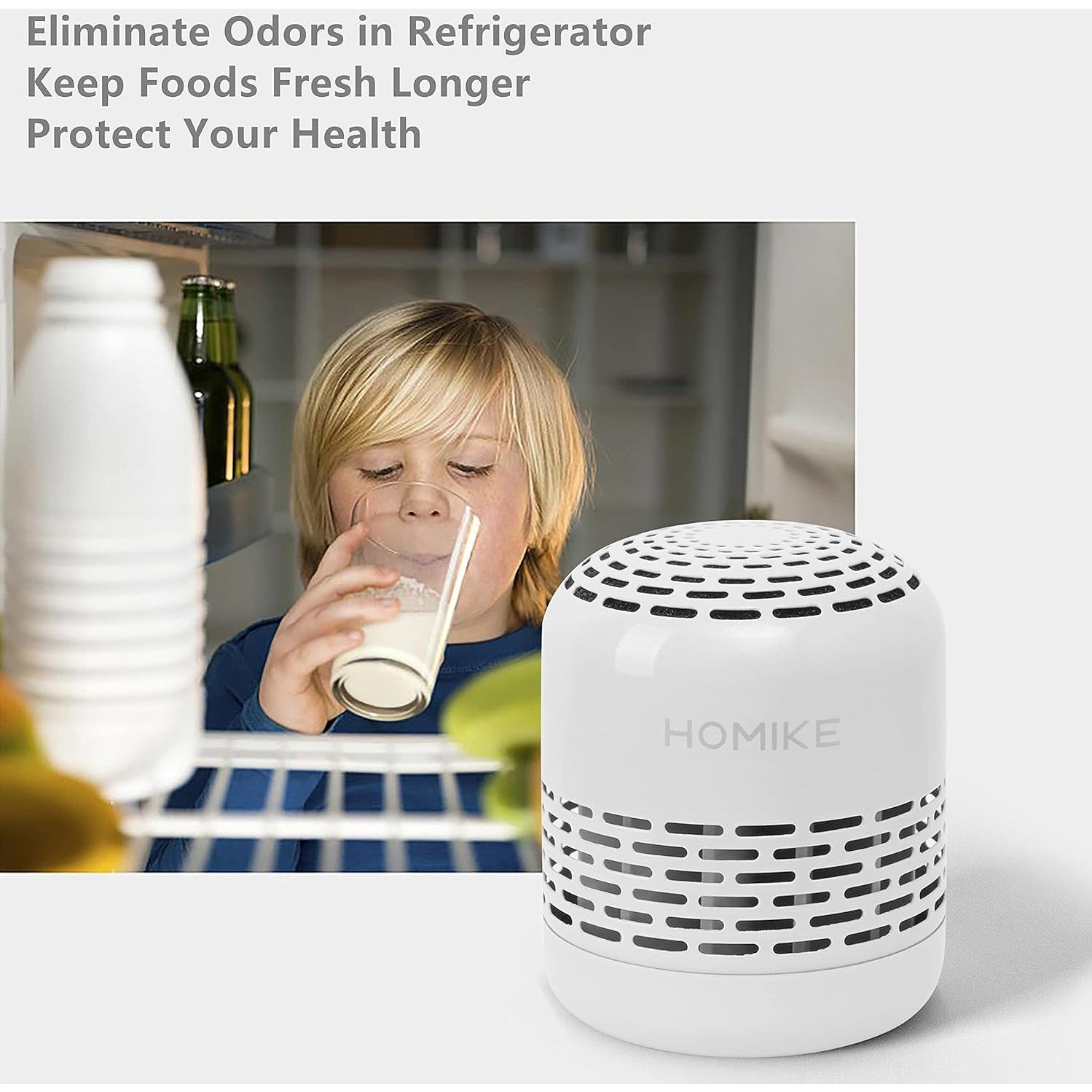 Desodorante para Refrigerador HOMIKE Eliminador de Olores 10 Años